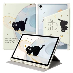 360° Rotating Protective Tablet Case for Tab S9 11in (Planet Cat)