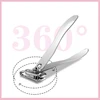 Anti Splash Large Stainless Steel With Rotatable 360 ° Nail Clippers Manicure Tools Foot Repair Tools Personal Care Tools 4