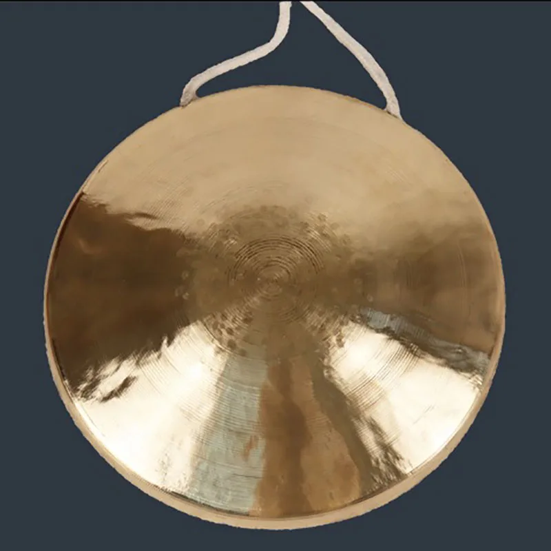 Copper Gong Musical Instruments Percussion Professional High Pitch Meditation Percussion Musical Instruments Shock Cymbals