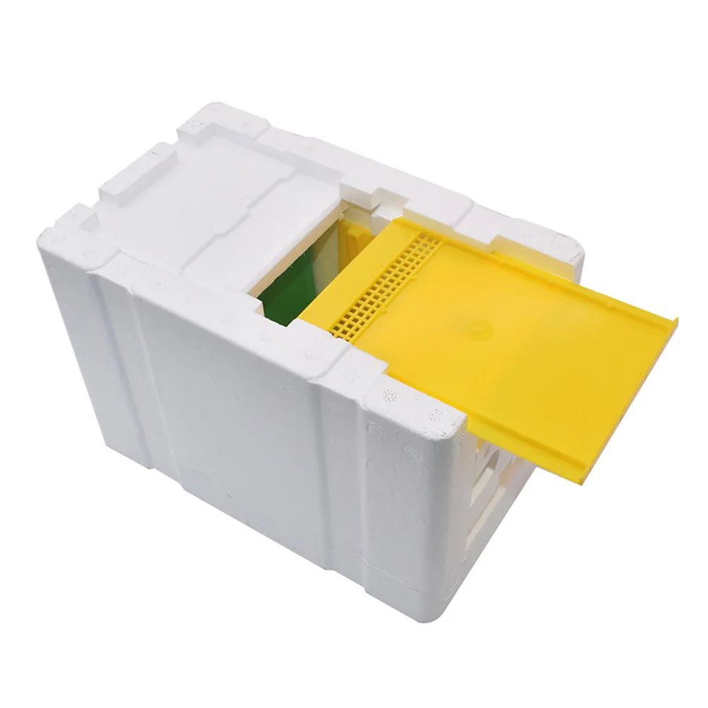 Foam Bee Box Versatile Queen Bee Breeding Box Bee Pollination Box Queen Bee Rearing Beehive for Bee Mating Rearing