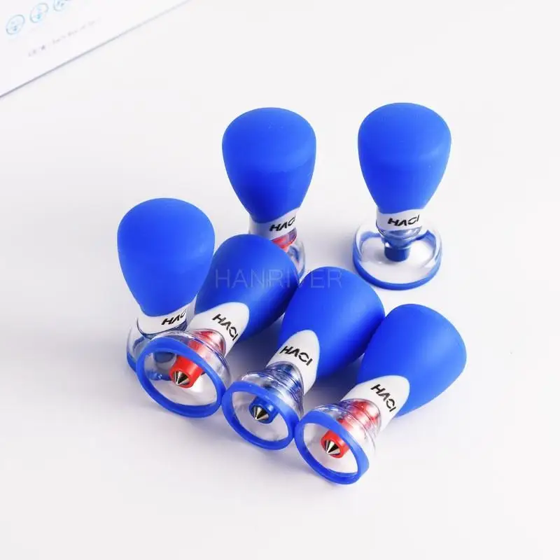 2pcs-6pcs HACI WU XING Needle Bipolar Strong Magnetic Vacuum Acupuncture Cupping Set Suction Cupping Set Magnetic therapy
