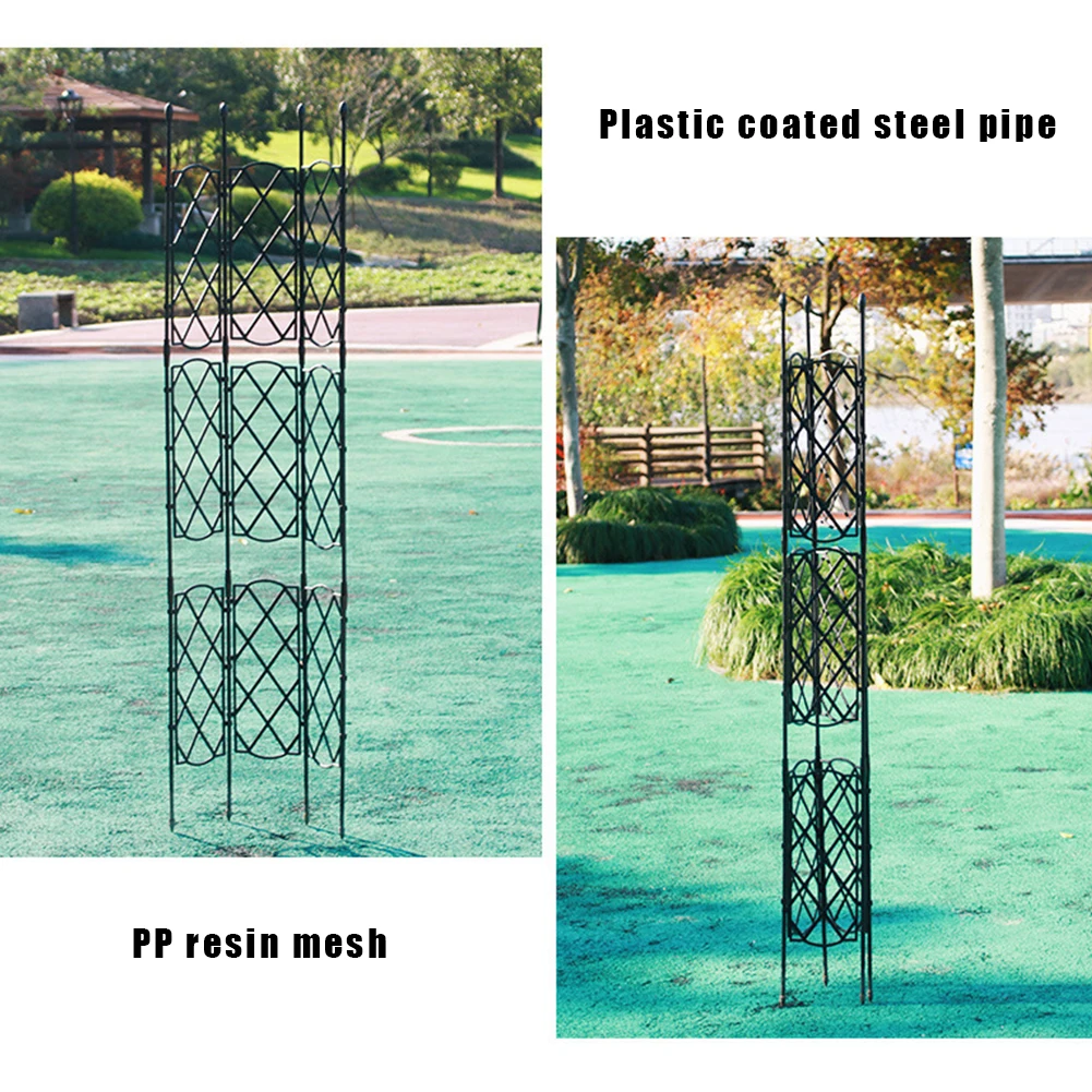 Large Metal Climbing Trellis Outdoor Plant Climbing Frame Plant Support Sturdy for Vegetable Flower Fruit Vine Trellis