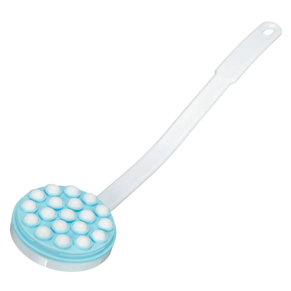 Exfoliation Cleaning Bath Brush Long Handle Bath Brush Body Cream Lotion Applicator Back Massager Scrubber SPA Bathroom Tools