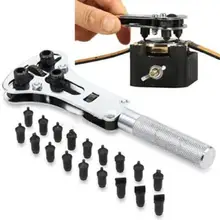 

Watch Repair Tool Waterproof Screw Cover Adjustable Back Case Opener Wrench Battery Remover Press Closer Fixture Kit Hand Tool