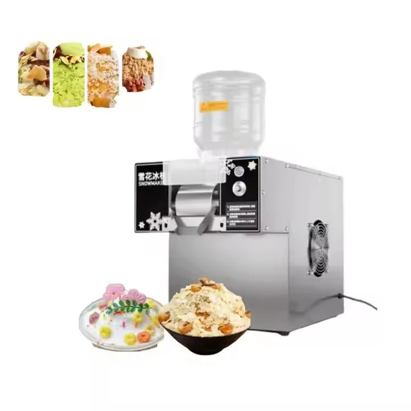 Commercial Mini Bingsu Machine Multi Function Chocolate Milk Snowflake Ice Maker With Motor For Restaurants