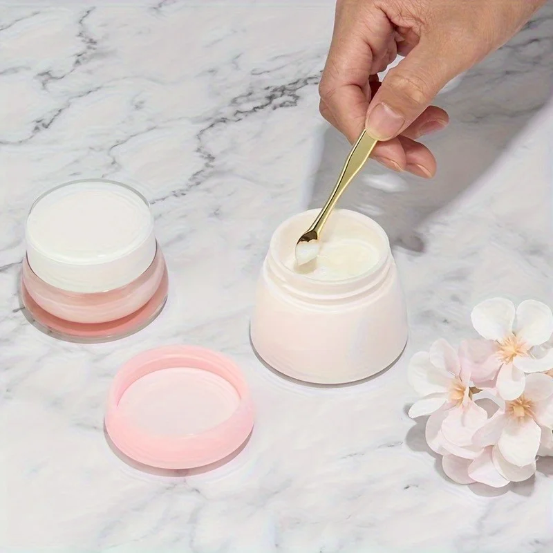 6pcs Mini Eye Cream Spoon Compact Face Cream Digging Spoon for Cosmetic Lotions Mixing Sampling Beauty Tool