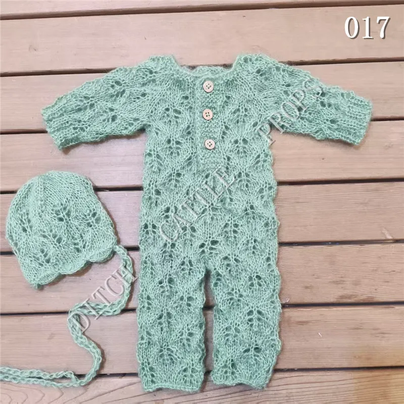 Accessoires de photographie pour nouveau-nés, pantalons Mohair, chapeau, accessoires pour vêtements