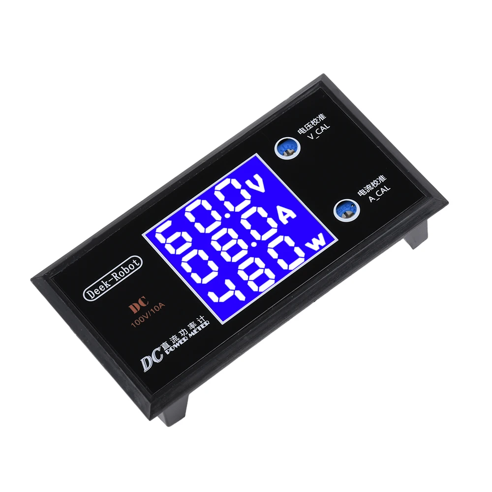 DC0-100V 10A LCD Digital Voltmeter Ammeter Wattmeter Voltage Current Power Meter Volt Detector Tester Monitor 0-999W