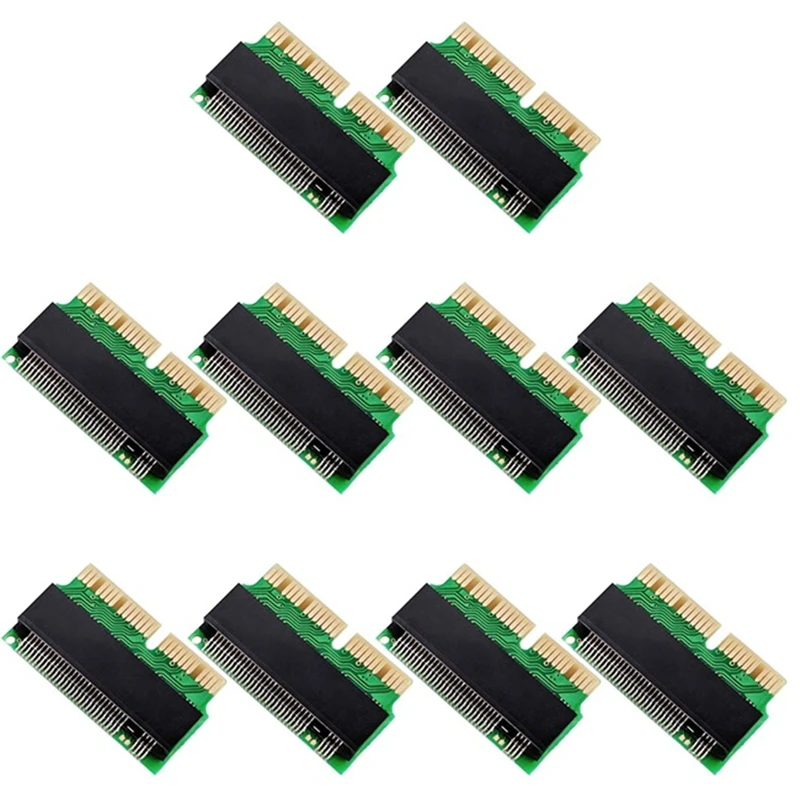 

Плата адаптера Nvme Pcie M.2 M Key M2 SSD для Air A1465 A1466 для Pro A1398 A1502, плата расширения, 10 шт.