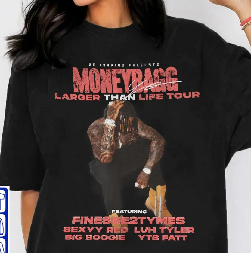 

Moneybagg Yo больше, чем Life Tour Shirt, Moneybagg Yo Fan Shirt, S-5Xl
