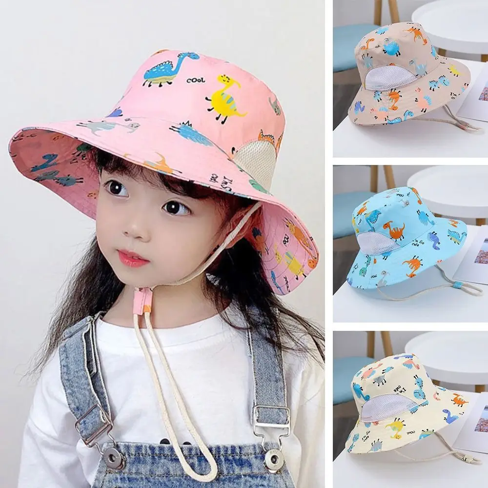 

Outdoor Beach Cap Boy Girl Children Bucket Hats UV Protection Wide Brim Cap Sun Hat