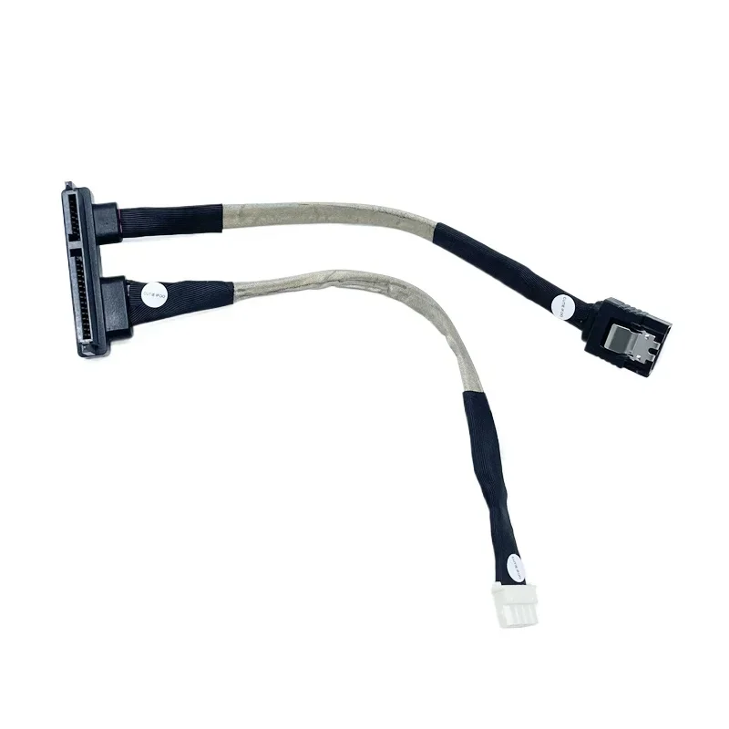 4pin and 7pin Sata Combo To 90 Degree Elbow 22P 7+15 SATA Hard Disk Drive Power Cable for HP All-in-one PC 24-F037WCN