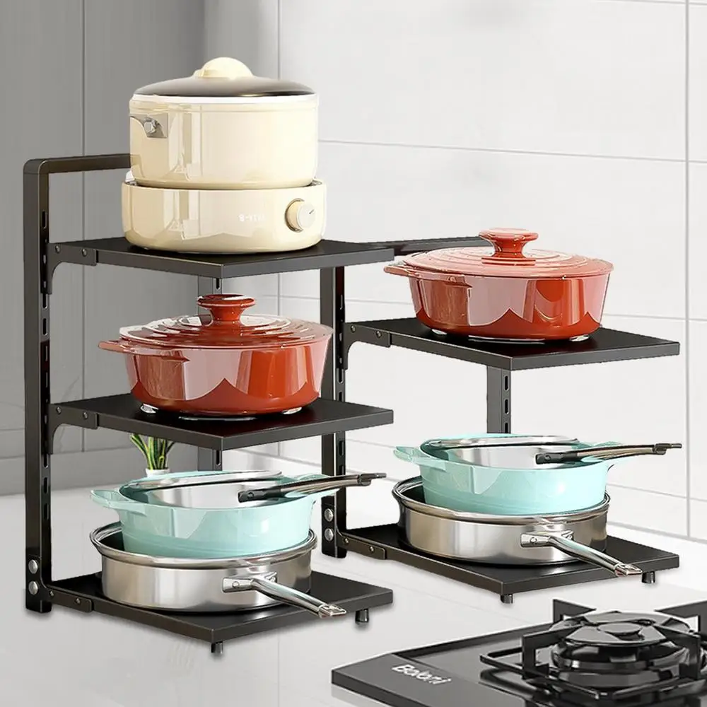 Kitchen Pot Rack Cupboard Organizer Pots And Pans Kitchen Organizer