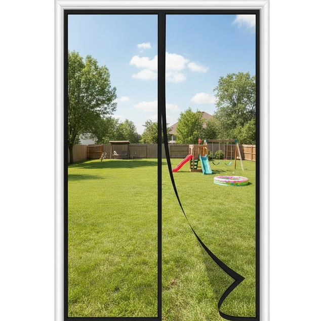 มุ้งลวดแม่เหล็ก PP นาโน แข็งแรง ทนทาน ปิดเองได้ ไม่ต้องใช้มือ กันฝุ่น ติดตั้งโดยไม่ต้องเจาะ 1