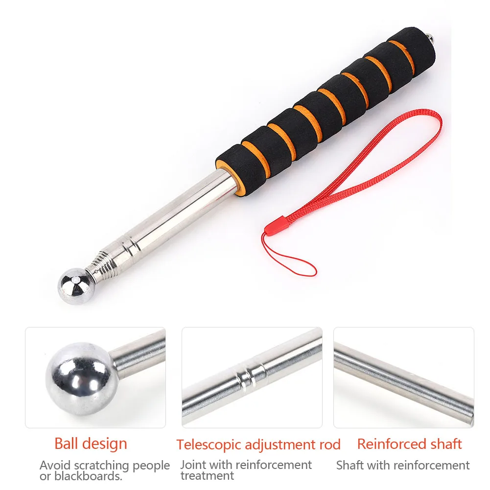 Home Inspection Hammer Shockproof Empty Drum Hammer with Sponge Handle Portable Tile Inspection Tool 130CM Tiles Empty Drum Tool