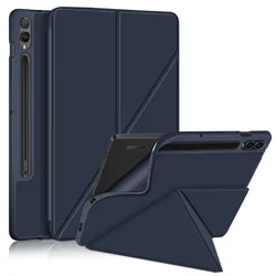 Magnetic Smart Folding Cover with S Pen Holder - S9 11 inch (Dark Blue)