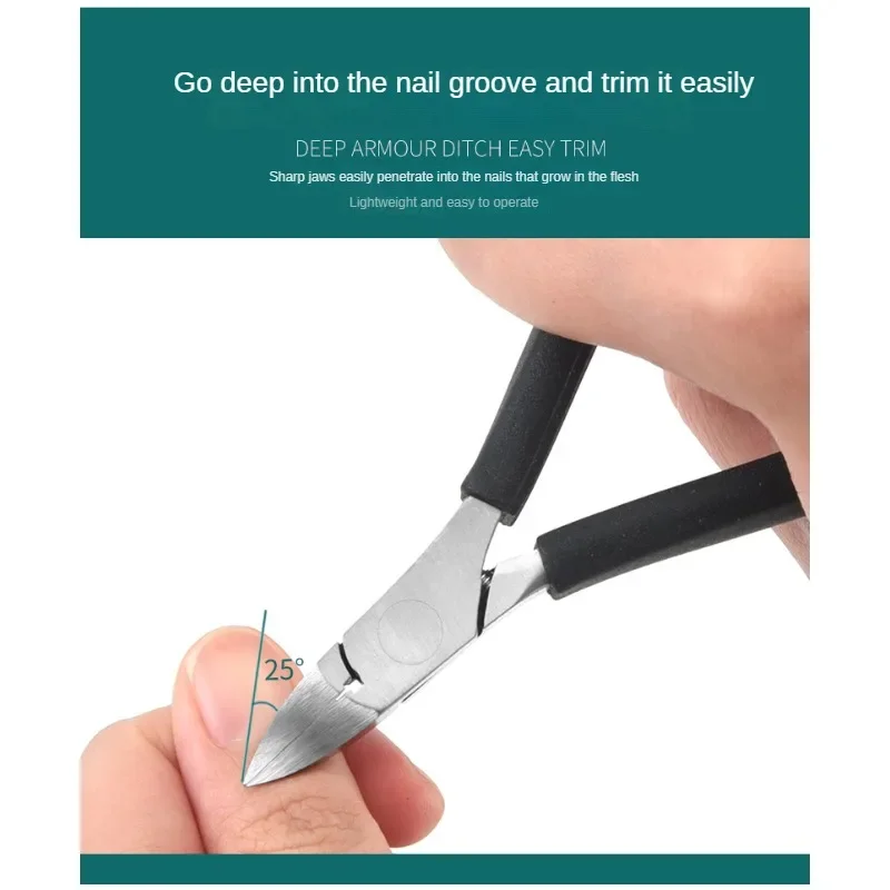 Nail Manicure Scissors Cuticle Cutter Nails Cuticle Nippers Dead Skin Remover Pedicure Stainless Steel Cutters Tools 3