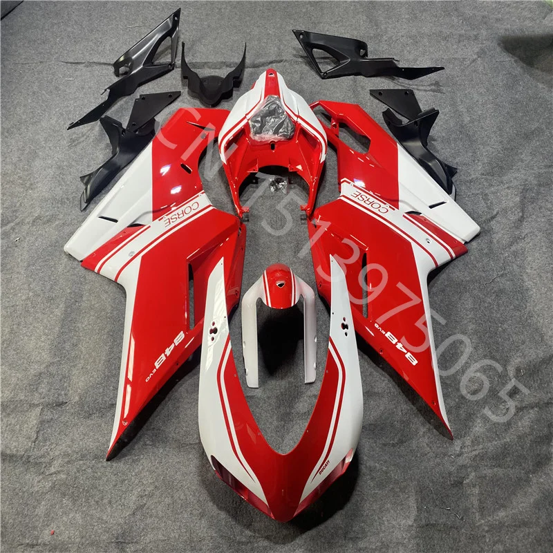 

Обтекатели для мотоциклов инъекций подходят для Ducati 848 1098 1198 Evo 2007 - 2012 Ducati 848 2007 - 2012 Обтекатели красного, белого и черного цветов