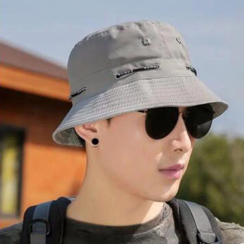 

Women Panama Hat Summer Bucket Hat Men Outdoor Fisherman CapSunshade Sunscreen Travel Casual Outdoor UV Protection Hat Cap