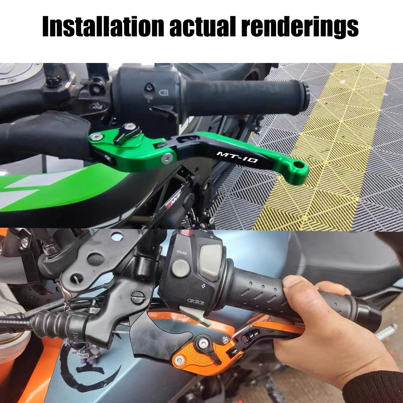 PENTRU MT-10 MT10 MT 10 SP Piese noi pentru motociclete CNC Manete de ambreiaj de frână retractabilă reglabilă cu 6 trepte_voghion.com