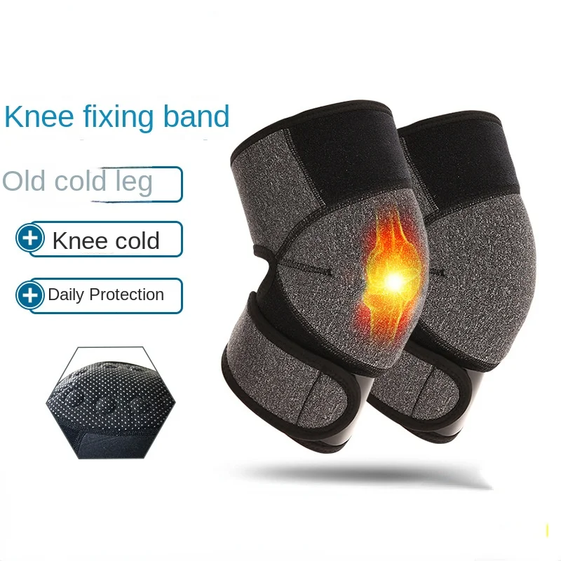 

1 Pair Knee Brace Support Pads Adjustable Tourmaline self-heating magnetic therapy Knee Protective Belt Arthritis Knee Massager