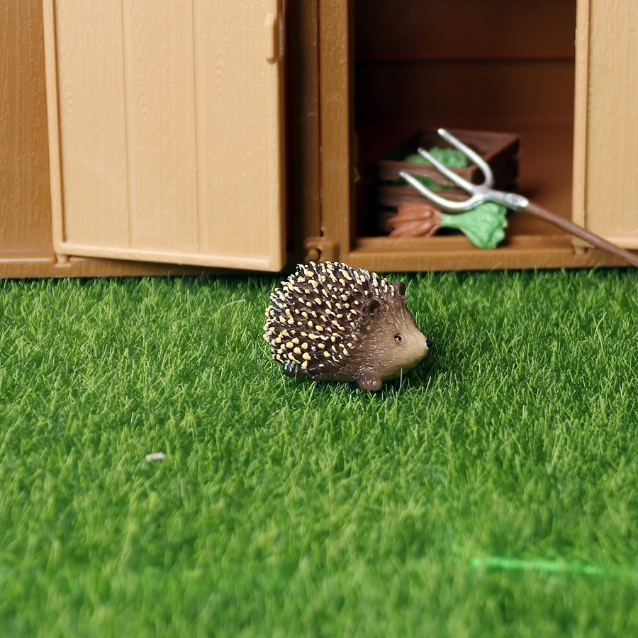 Kunststoff Realistische Wild Life Tierfiguren Modell Igel Dreckige Ameisenbär Figuren Desktop Dekoration Spielset Kognitives Spielzeug – Detail 15