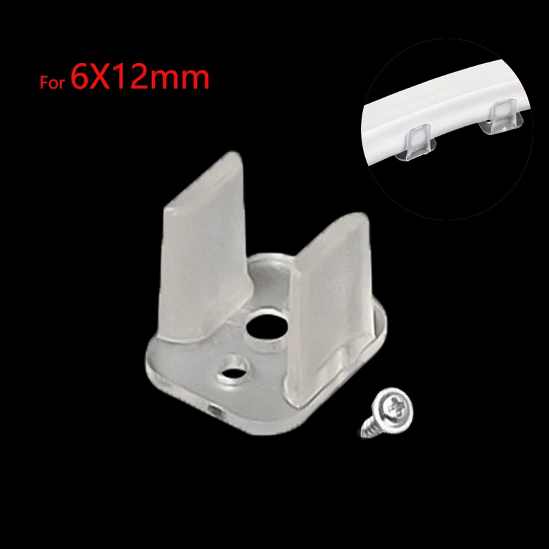 ตัวเลือกสินค้า LED เทป Fix คลิปสกรู RGB Neon Led Connector Fix ผู้ถือคลิป Fixing 2835 5050 COB Strip Light หัวเข็มขัดพลาสติกอุปกรณ์เสริม