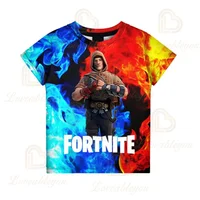 تي شيرت Battle Royale Fortnite Victory ثلاثي الأبعاد 2025 تصميم جديد للأطفال ملابس علوية للبنات والأولاد ملابس هاراجوكو تي شيرت هيرو للأطفال 4