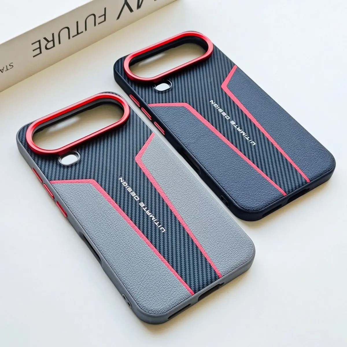 Luxury PU Leather Shockproof Protective Back Cover