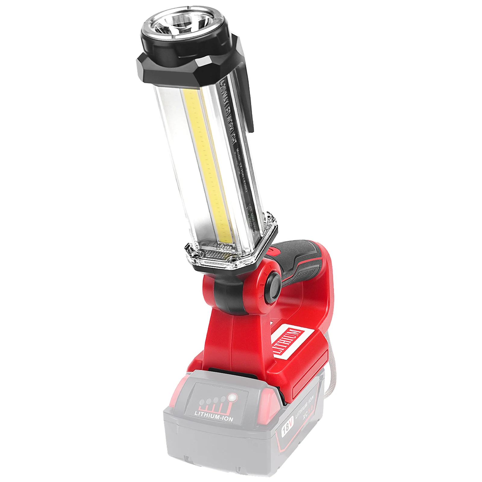 LED Work Light With USB 2000LM LED Work Light For Milwaukee M18 Battery - 18W Cordless Floodlight With USB Charging Port 2000 Lumen Flashlight LED Work Light With USB 2000LM LED Work Light For Milwaukee M18 Battery - 18W Cordless Floodlight With USB Charging Port 2000 Lumen Flashlight
