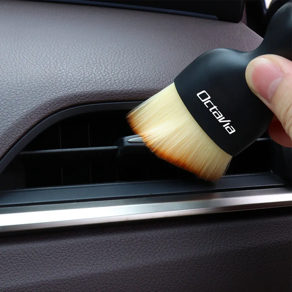 Auto Styling Air Outlet Dashboard Reinigung Weichen Bürste Staub Entfernung Kehr Werkzeug für Skoda Octavia Kodiaq Fabia Superb VII S VRS – Detail 14