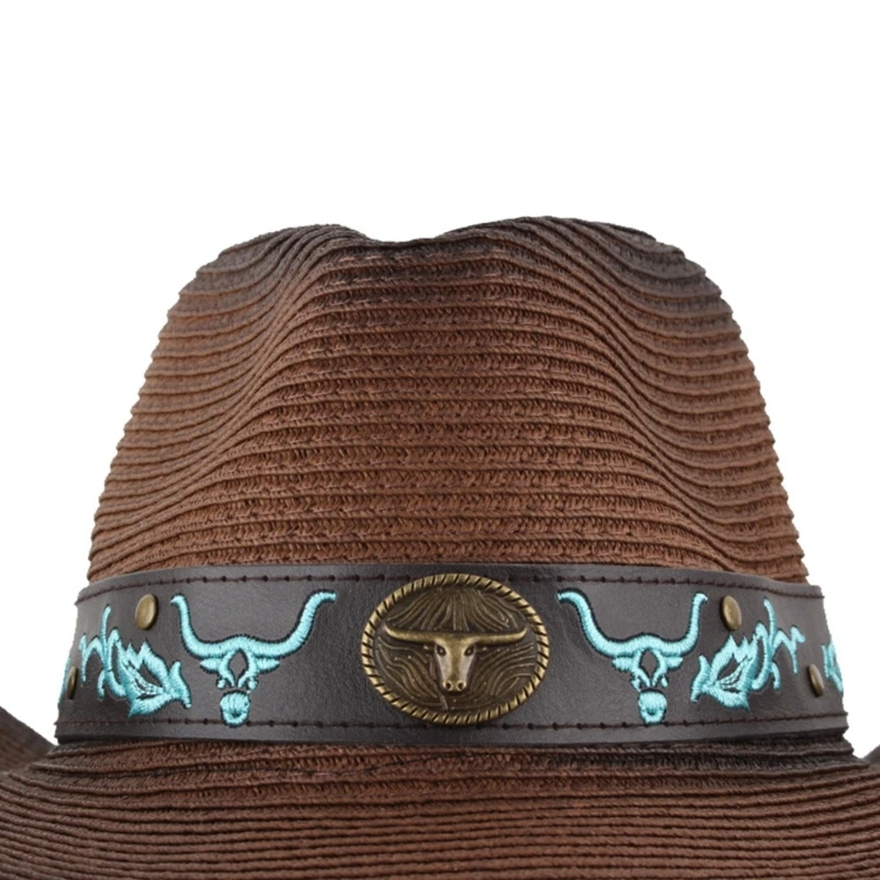 

Embroidery Hat Band Hat Belt for Teen Cowboy Hat/Straw Weaving Hat