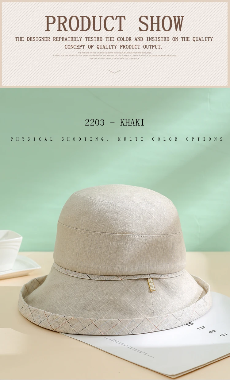 blue bucket hat [PTAH] 2022 Spring Bucket Hats Women Panama Caps Sun Hat Fisherman Cap for Girls Outdoor Trip Caps Beach Sun Protect Fishing Hat bucket hat with string