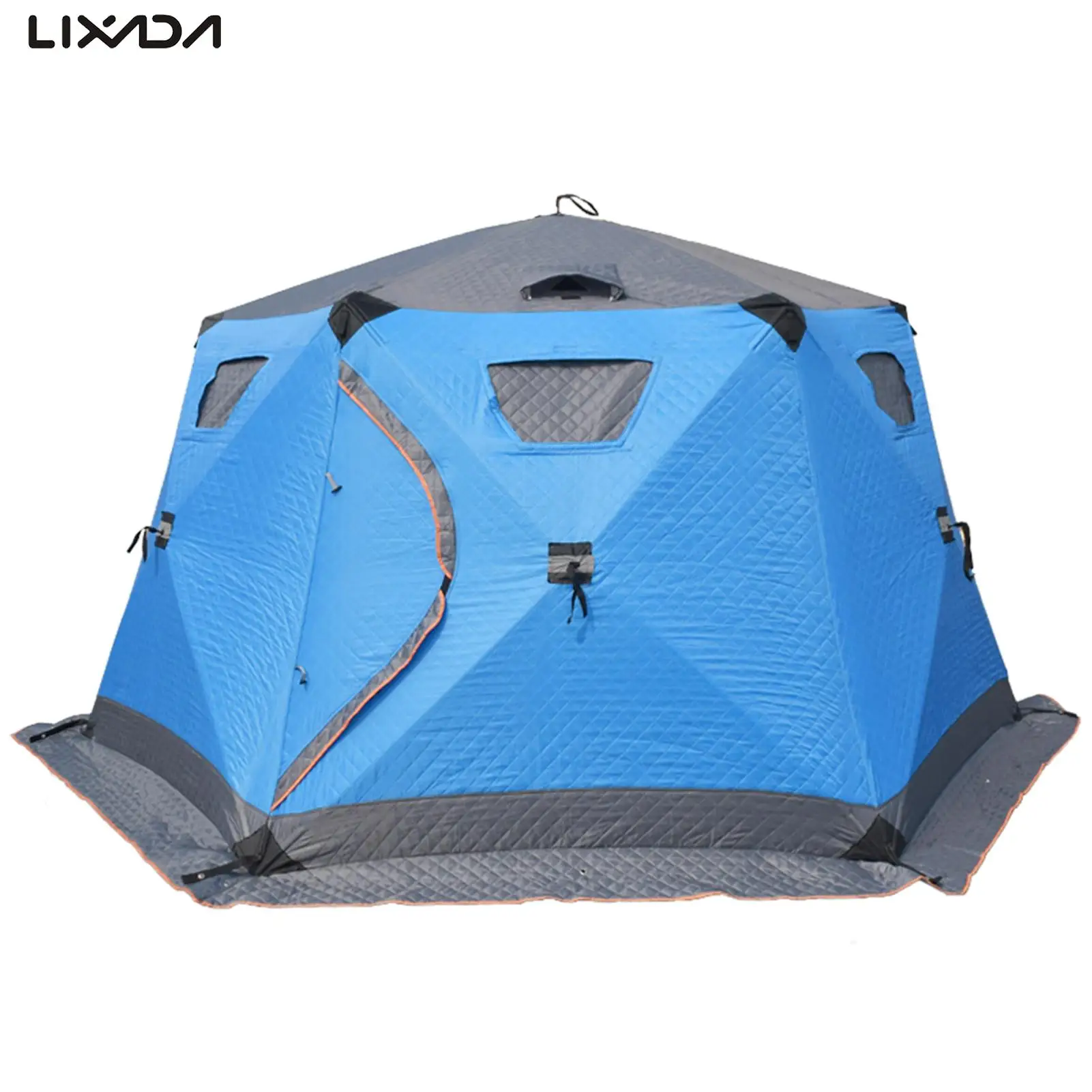 Camping Tent Portable Tent Hexagonal Winter Fishing Tent For 6 Person