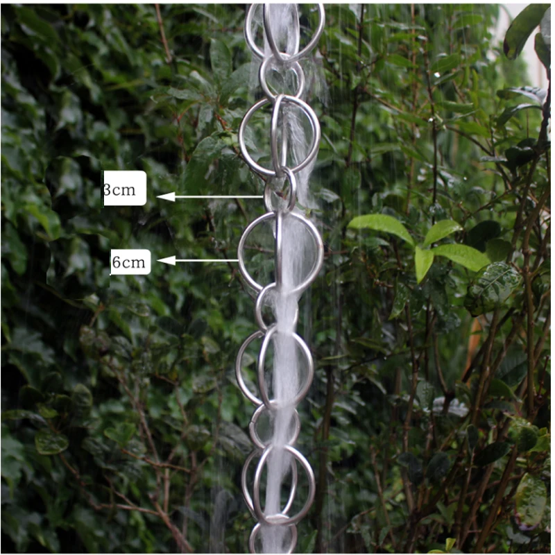 2.6m Copper Rain Bell Drainage Chain