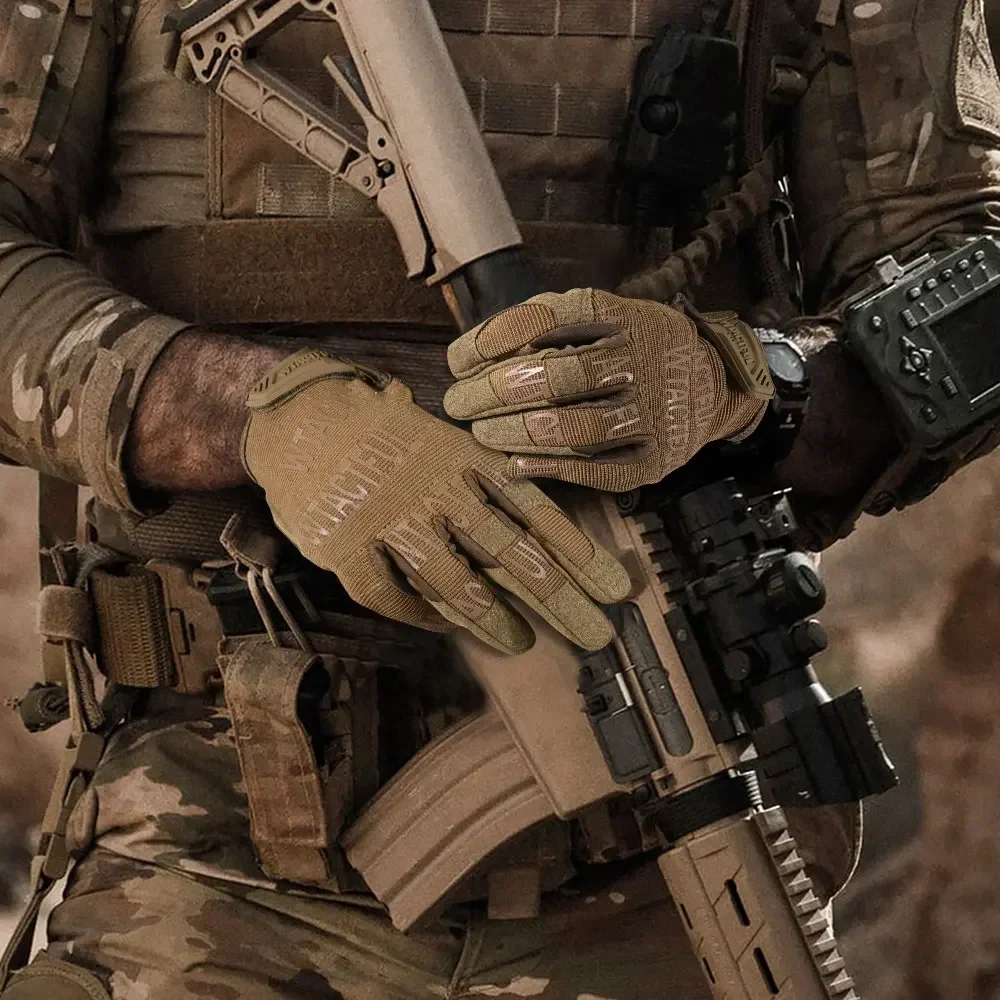 Tactical Full Finger Gloves Men Women