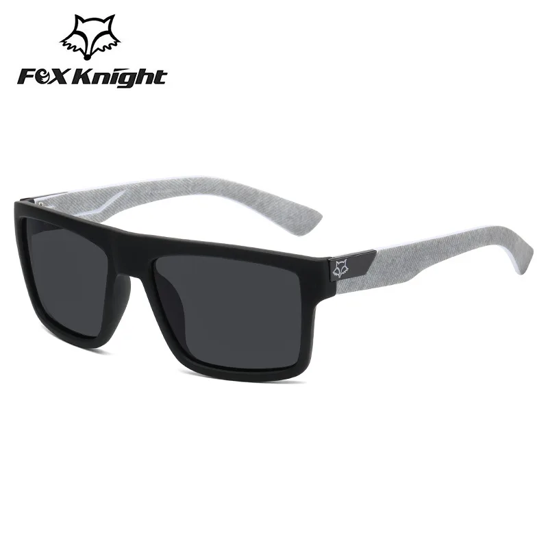 New fox knight brand square sunglasses women men 2023 high quality aesthetic outdoor riding fishing glasses square_voghion.com