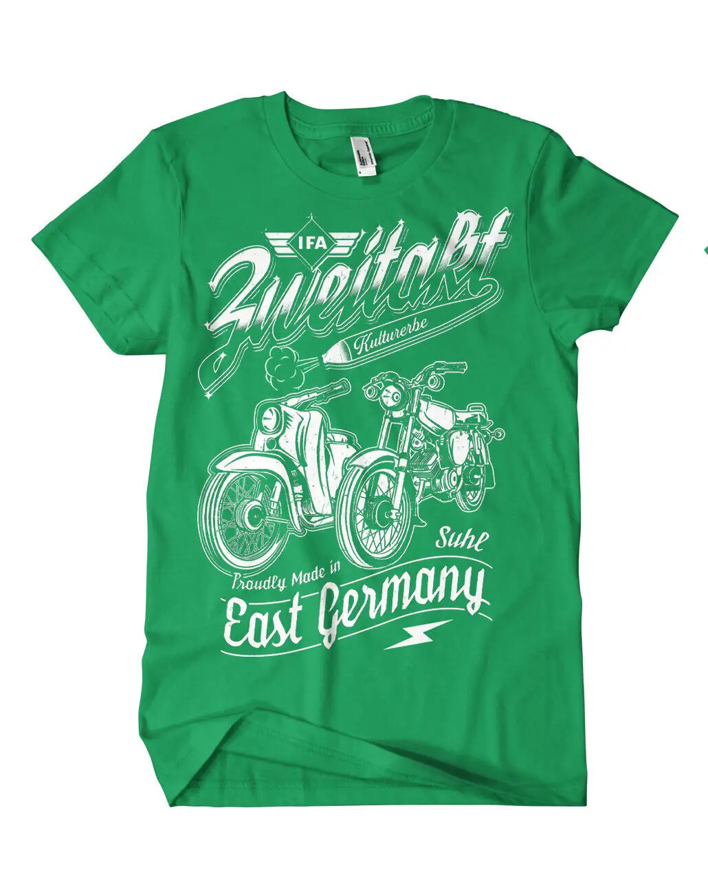2-х тактная футболка с изображением культурного наследия, ГДР трабаant IFA VEB, культ, Восточная алгия, симсон, Смит