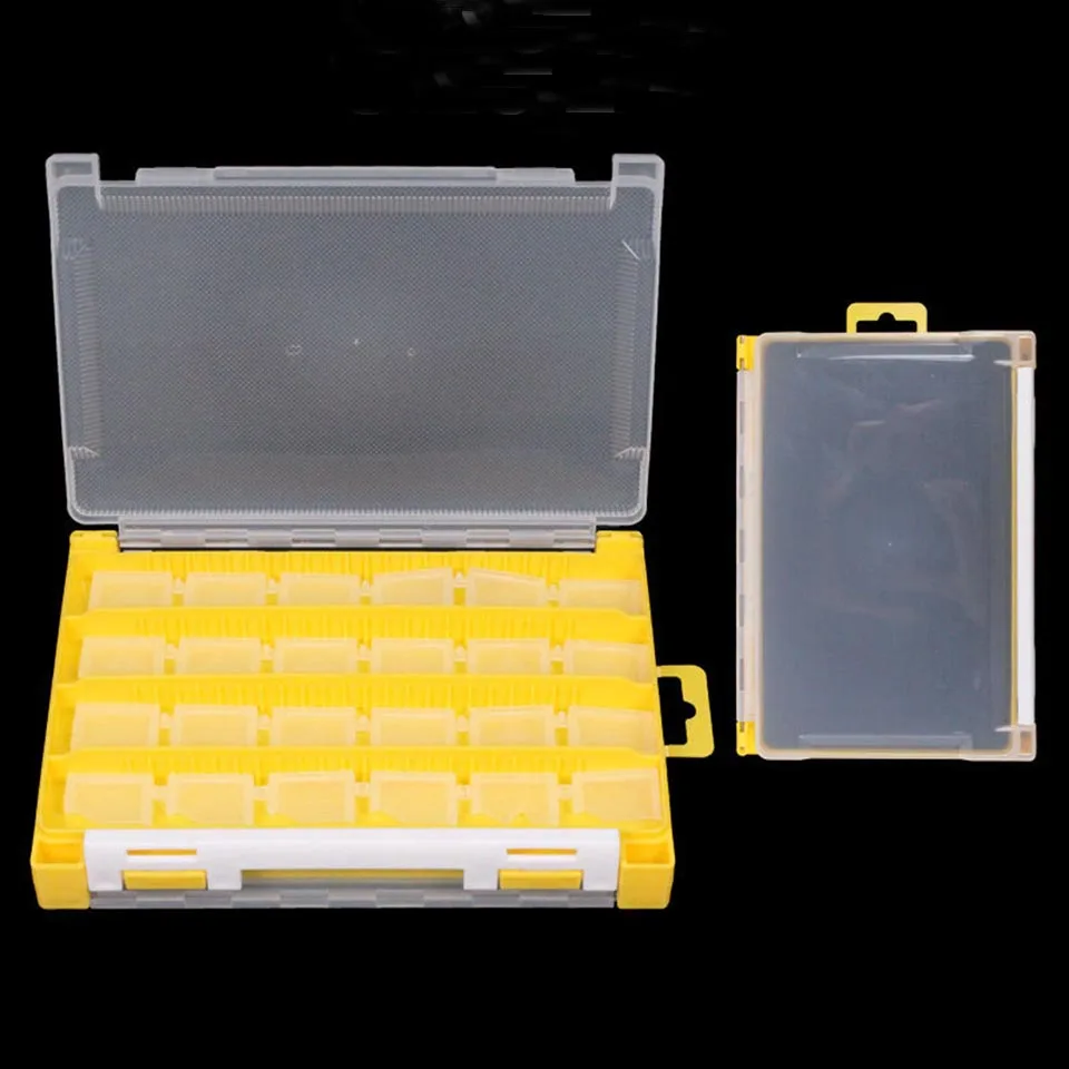

Adjustable Fishing Tackle Box Fishing Bait Lure Hooks Box Bait Storage Case Organizer Sorting Box Fishing Accessories