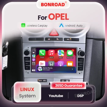 BONROAD-pantalla táctil inalámbrica Carplay de 7 pulgadas para Opel Antara Corsa Meriva Vectra Zafira, Radio de coche, reproductor Multimedia, estéreo, GPS 1