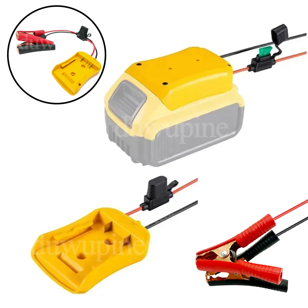 Portable Car Emergency Power Adapter with 30A Fuse and Igniter