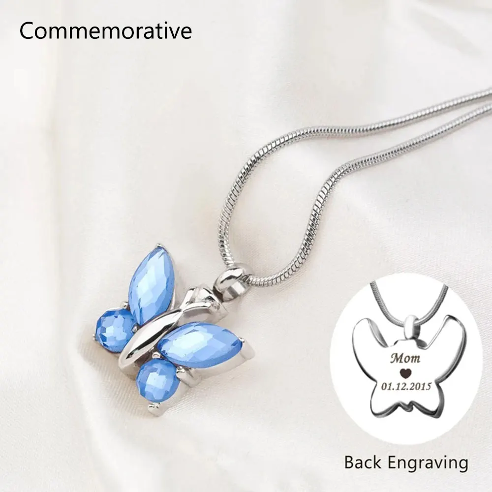 Butterfly Silver Jewelry for Ashes – Lovelight Urns