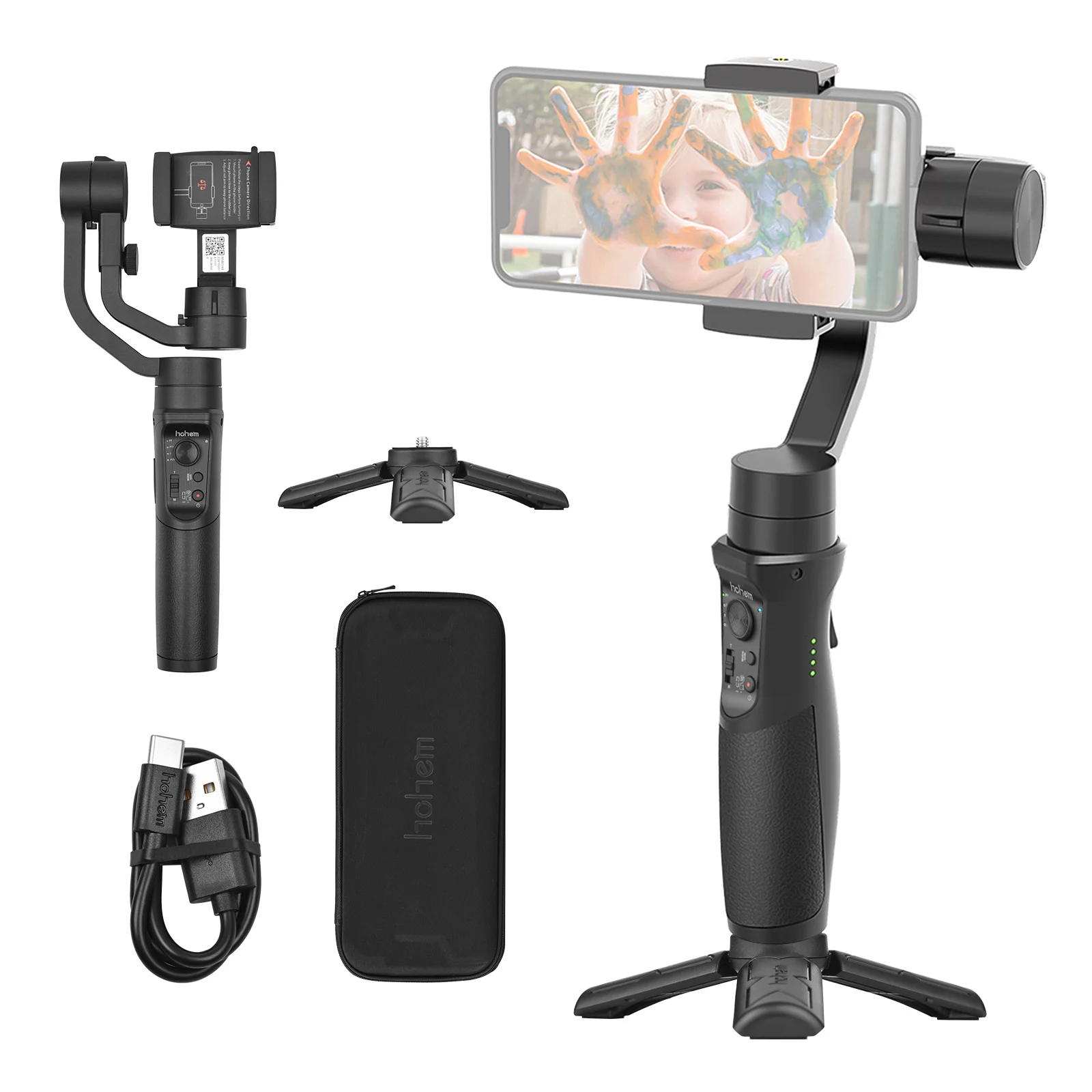 Hohem Isteady Mobile Plus 3axis Handheld Gimbal Stabilizer Autotracking Motion For Iphone 13