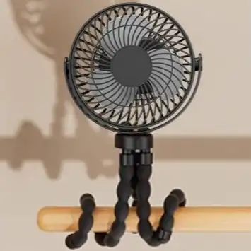 Ventilatore per passeggino Octopus, mini ventilatore a clip per neonati