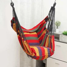 

Pillow Hammock Hanging Rope Hammock Chair Swing Seat Large Hammock Relaxation Hanging Swing Chair for Indoor Adult Dorm