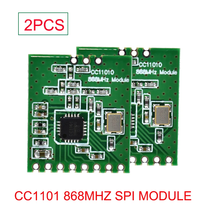 GWS 무선 모듈 초저전력 RF 통신 리시버 및 송신기 SPI IOT, 868MHz CC1101, 안테나 2 개 포함, 2 개