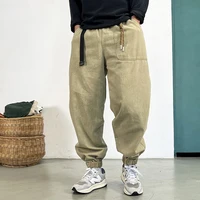 Pantalon de jogging baggy pour homme, streetwear américain, grande taille, décontracté, vintage, hip hop, mode japonaise Harajuku, coton, fjgy 3