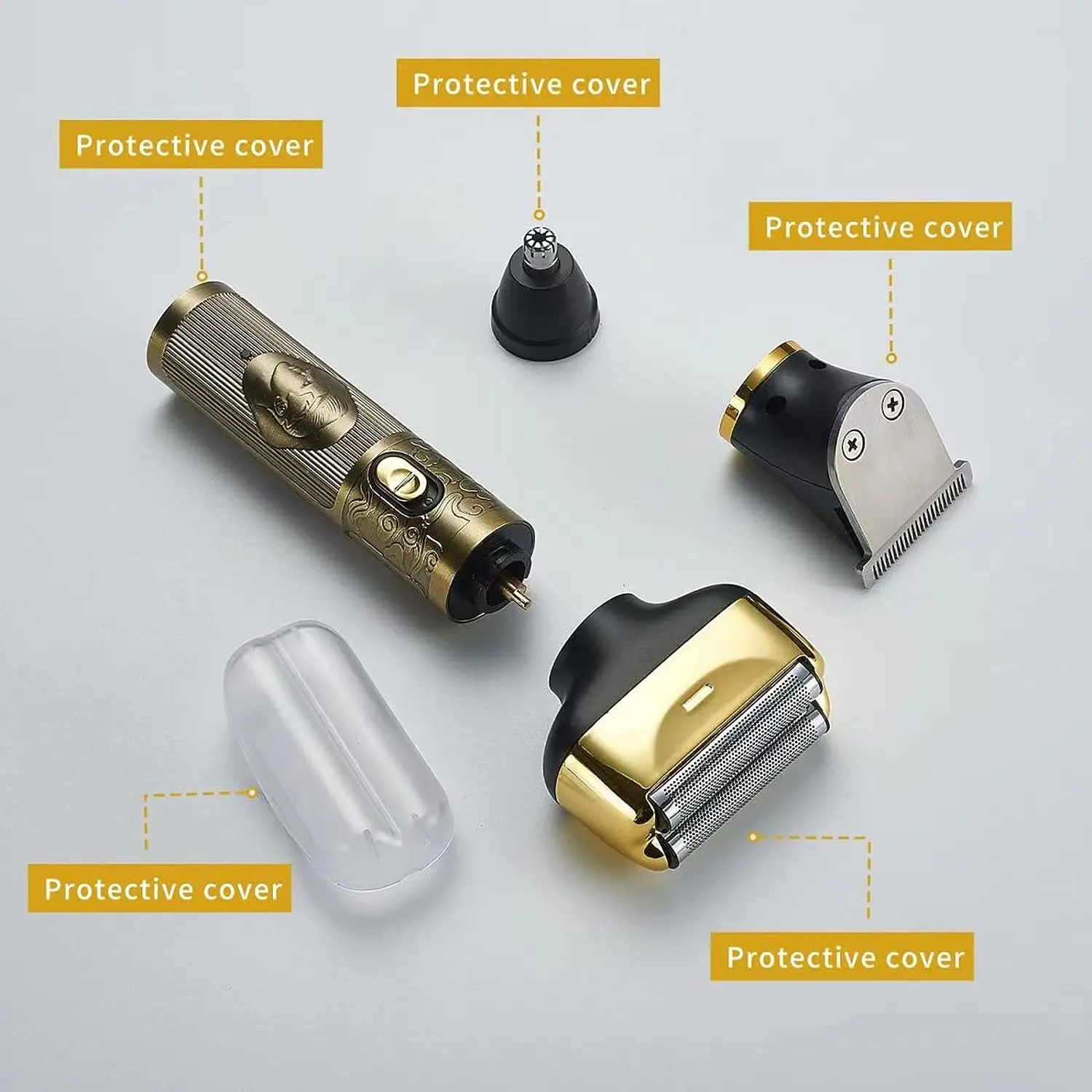 الرجال 3 في 1 الكهربائية أدوات للعناية باللحية مقا...