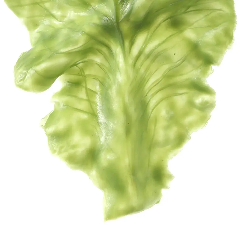 Wohnkultur Kunststoff gefälschten Salat Blätter grünes grünes Gemüse realistische Salat Party Dekoration – Detail 9
