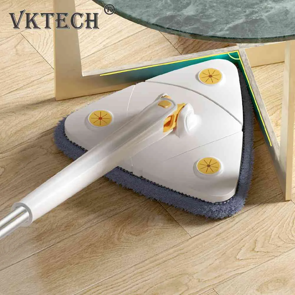 Triangle Mop 360 Rotatable Extendable Adjustable 110 Cm Cleaning Mop For  Tub Tile Floor Wall Cleaning Mop Deep Cleaning Mop - AliExpress